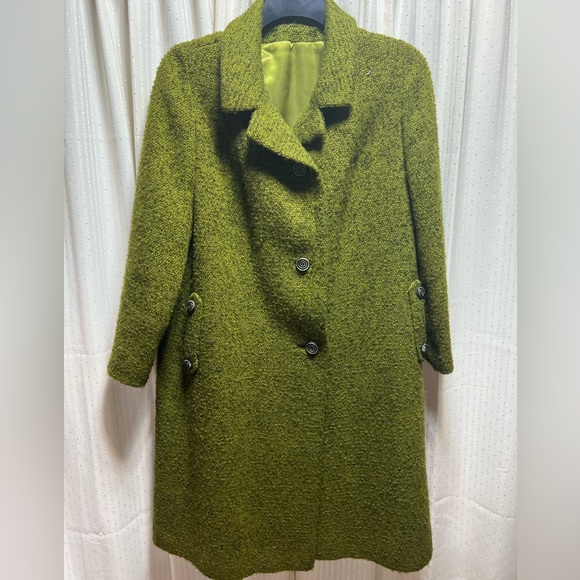 American Vintage Jackets & Coats Vintage Shagmoor Green Dress Coat